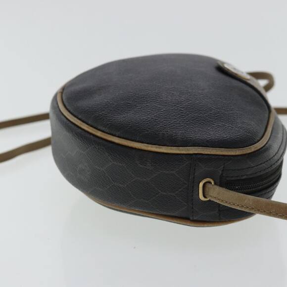 DIOR Honeycomb Canvas Shoulder Bag Black Brown Silver - Picture 4 of 16